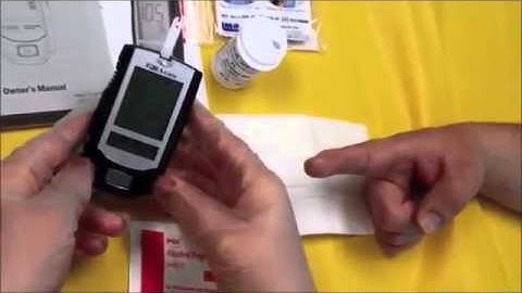 5  Foracare GD20   Performing A Blood Sample Test