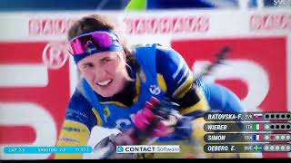 23 ❄️ Elvira Öberg 1 & Linn Persson 6 Jaktstart Pokljuka