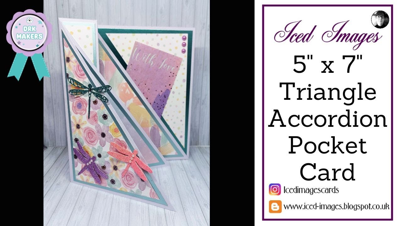 ☆人気☆【EGARDEN】☆Semicircle accordion card walle.t☆ 🟣✂️ 5x7 Triangle Accordion Pocket Card (Maker Team) - YouTube