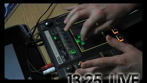 Kaossilator Pro: 13:25 live