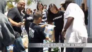 L.A. On Cloud9 STREET TEAM SOLDIERS Feeding The Homeless (Entire Street Mission)
