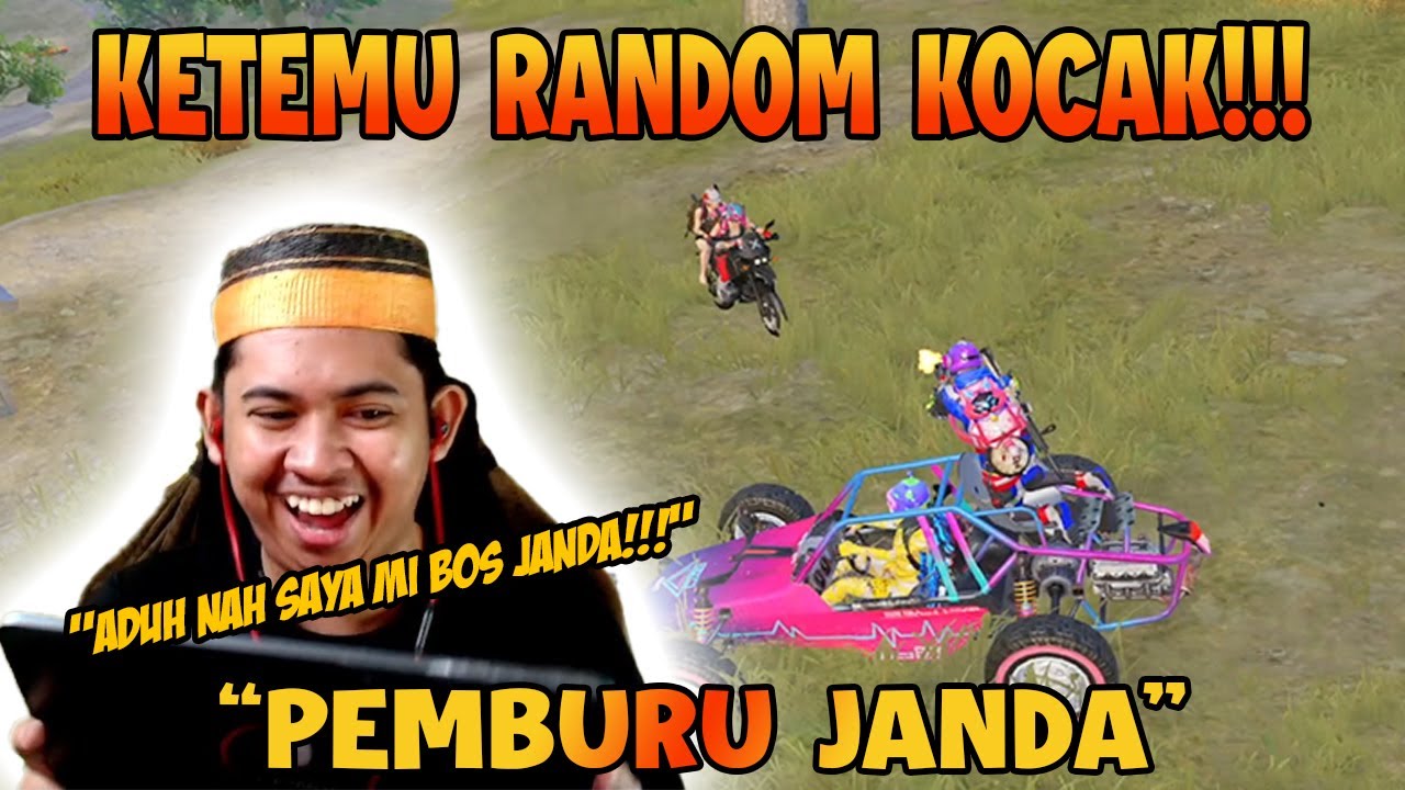 KETEMU RANDOM KOCAK!! SELAIN MATANYA MATA ELANG, DIA JUGA MATA JANDA NGAHAHA !!! | PUBG Mobile