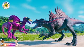 THE GREAT DINOSAURS WAR IN THE PARK-JURASSIC WORLD EVOLUTION 1-JURASSIC PARK|TREX|INDOMINUS REX|