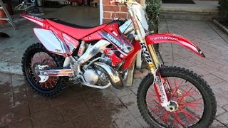 CR250 Rebuild - First Startup