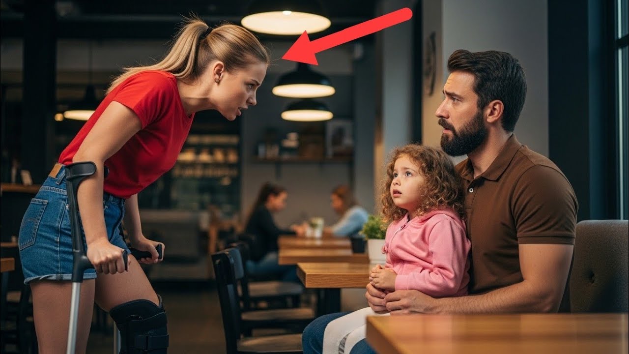 ¿Puedo Compartir Esta Mesa? Preguntó La Chica De Una Sola Pierna Al Padre Soltero — Y Él Dijo Algo…