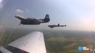 WWII planes take to the skies for V-E Day spectacular