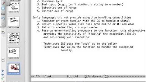 C Exception Handling
