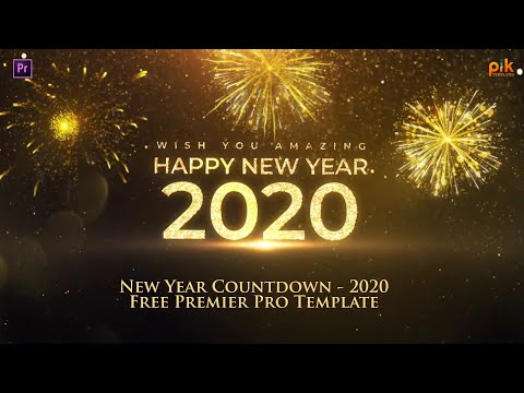 New Year Countdown 2020  Free Premiere Pro Template