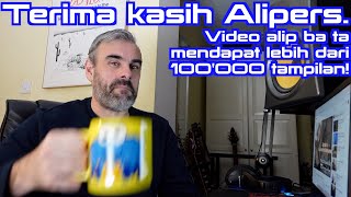 Terima kasih Alipers. Video alip ba ta mendapat lebih dari 100000 tampilan