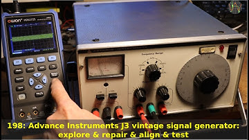 198 - Advance Instruments J3 vintage signal generator: explore & repair & align & test