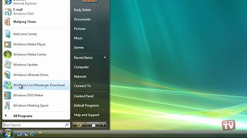 Customizing The Windows Vista Start Menu