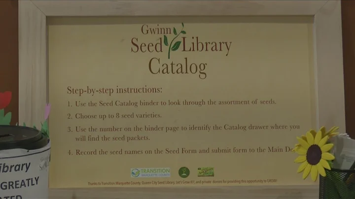 Plant and grow your own food with Gwinn Seed Library