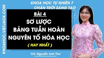 Khoa học tự nhiên 7 Bài 4: Sơ lược bảng tuần hoàn nguyên tố hóa học - trang 30 | Chân trời sáng tạo