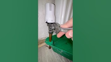 How to Isolate a Radiator Without Soldering #diy #asmr #howto #tips #shorts