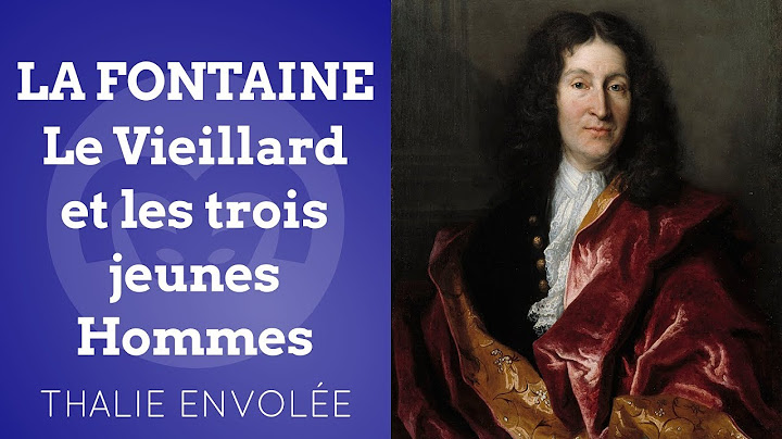 Le vieillard, et les trois jeunes hommes - Jean de La Fontaine - Thalie Envolée (HD)