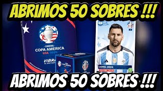 Abrimos 50 sobre colección Panini Álbum Copa América 2024 Parte 1