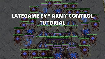 StarCraft 2 Zerg Tutorial: How To Control Your Lategame Army vs Protoss
