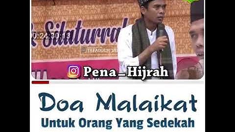Doa Malaikat Untuk Orang Yang Sedekah - Tausiyah Ustadz Abdul Somad