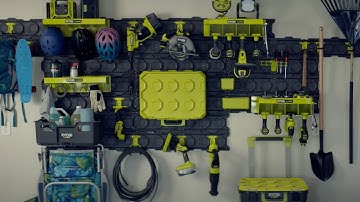 Get Organised. Customise your Space. With the RYOBI® LINK™ Modular Storage System.