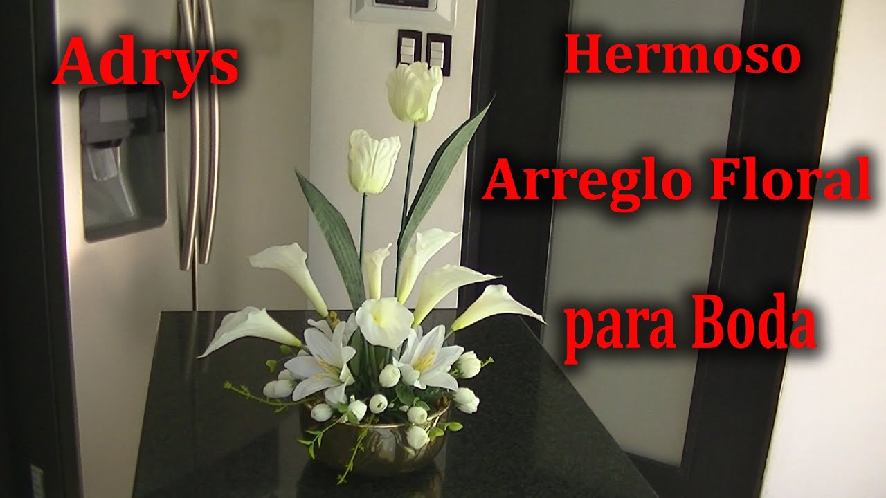 Красивая цветочная композиция на свадьбу