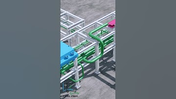 Fireproofing of a pipe rack for equipment that is installed at the top! #pipingdesign