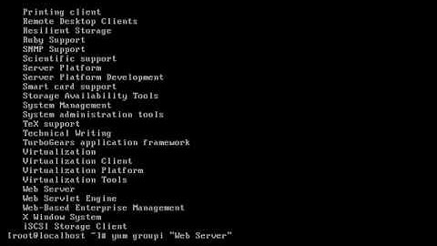 Group Package Management with YUM