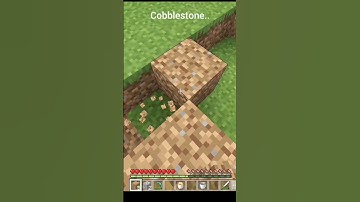 how to make cobblestone generator #shorts