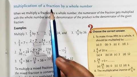 Grade 5 Maths| Chapter 4.Fractions | Exercise 4.8