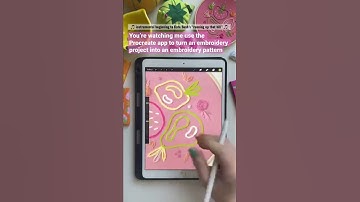 Turning an embroidery project into an embroidery pattern 🍓 #Shorts #EmbroideryShorts #Hopebroidery