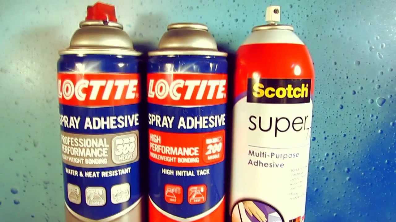 Tutorials, Tips, & Tricks! Best Spray Adhesives by BASE45 