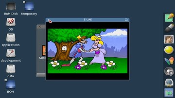 AmigaOS 4 UAE GlUAE Superfrog HD