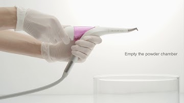 Everyday maintenance of the AIRFLOW® HANDY 3.0