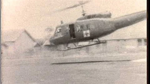 GENERAL HAROLD K. JOHNSON INSPECTS 1ST INFANTRY DIVISION BASE CAMP, DIAN, SOUTH VIETNAM ; MEDICO...