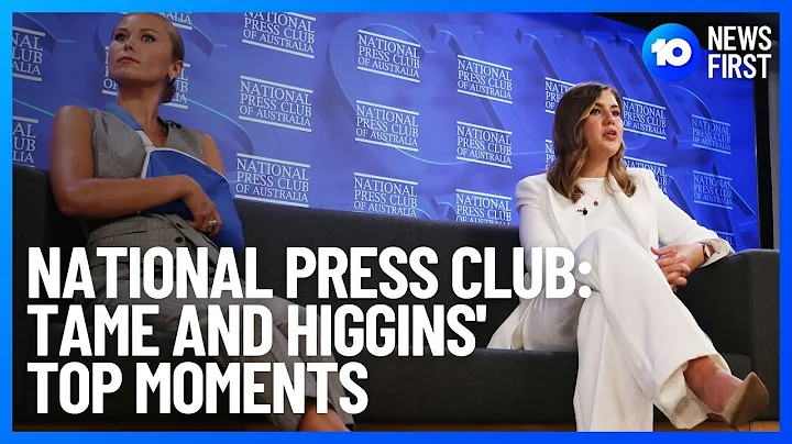 Grace Tame and Brittany Higgins Highlights At National Press Club | 10 News First
