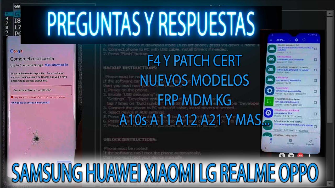 Frp samfw tool gratis actualizacion para quitar cuenta google samsung