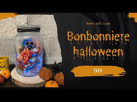 Vidéo: Bonbonnière D'Halloween