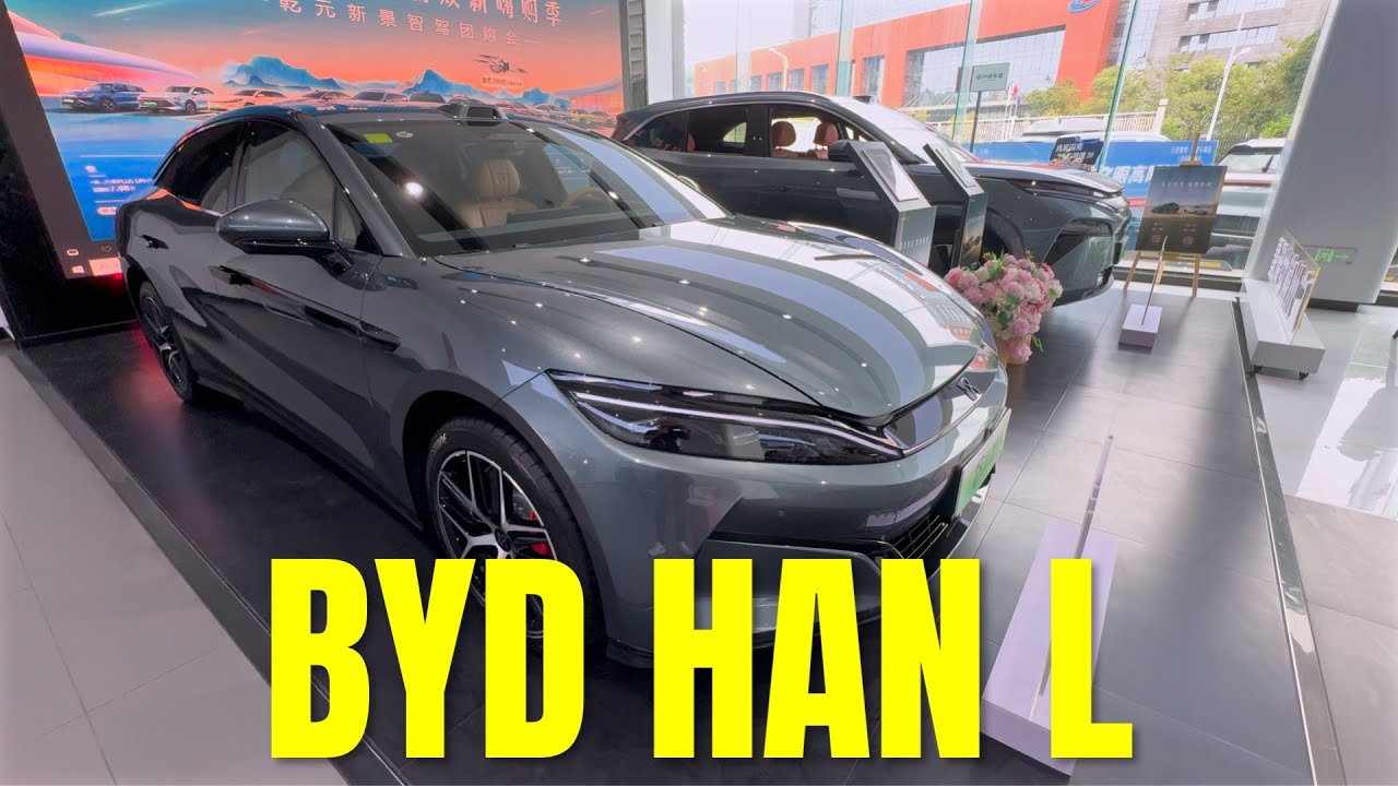 BYD Han L 2025 Full Review: A Porsche Killer for Just $30K? 0-100 in 2.7s 4minute charge up to 400km