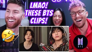 LMAO! bts clips to watch at 2am REACTION! 🤣💀