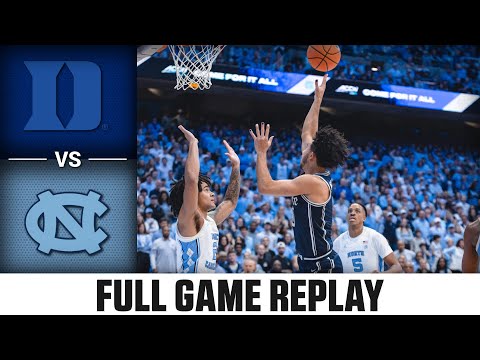 Duke vs. North Carolina Full Game Replay | 2023-24 ACC Men’s Basketball