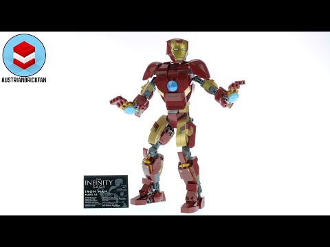 LEGO Marvel 76206 Iron Man Figure - LEGO Speed Build Review 