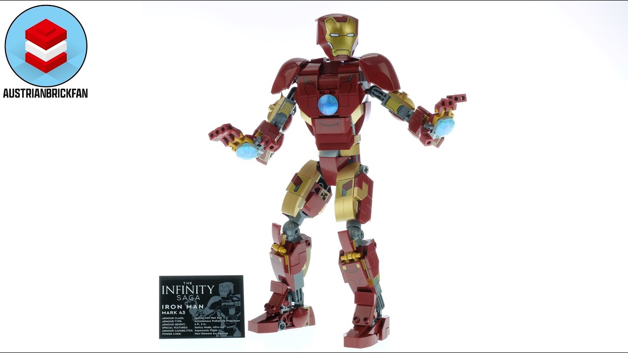 LEGO Marvel 76206 Iron Man Figure - LEGO Speed Build Review 