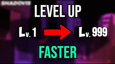 4 Tips To Level Up FASTER In ROBLOX Shadovis RPG