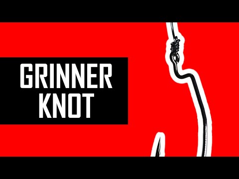 How to tie GRINNER (UNI) KNOT? Best for THICK LINE! 