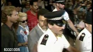 Madonna arrives at Heathrow Airport  August 1987