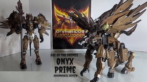 Age of the Primes Onyx Prime The Thirteen Leader Class Figure - Rodimusbill Review 