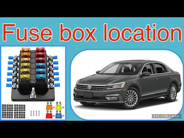 The fuse box location on a 2017 Volkswagen Passat 