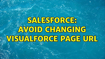 Salesforce: Avoid changing Visualforce page URL (2 Solutions!!)