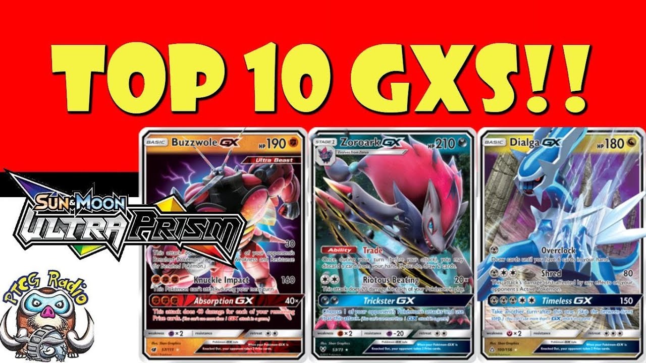 Top 10 Pokemon GX Cards - YouTube