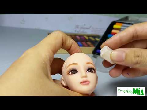 Các bước trang điểm cho búp bê - búp bê Kexin| BÚP BÊ MÍA
