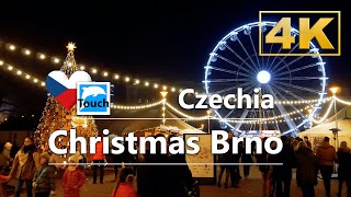 Brno - Christmas Markets, Czechia ► Travel Video, 4K ► Travel in Czech Republic #TouchChristmas